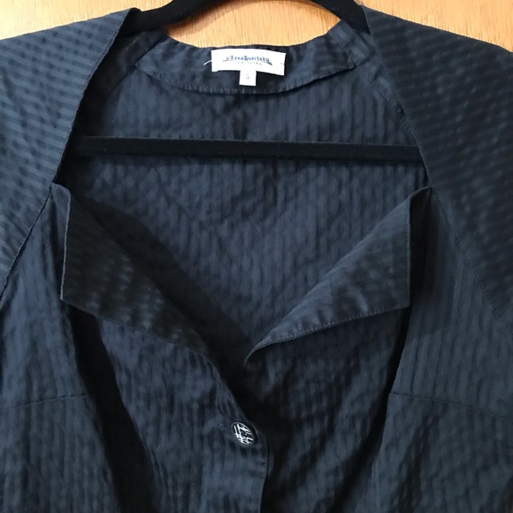 EUC Lena Hoschek Button Up Sleeveless Business Top, Black - Size S - Picture 2 of 7